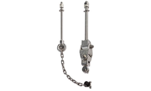 Rvs schommelhaak met cardangewricht, pen & ketting